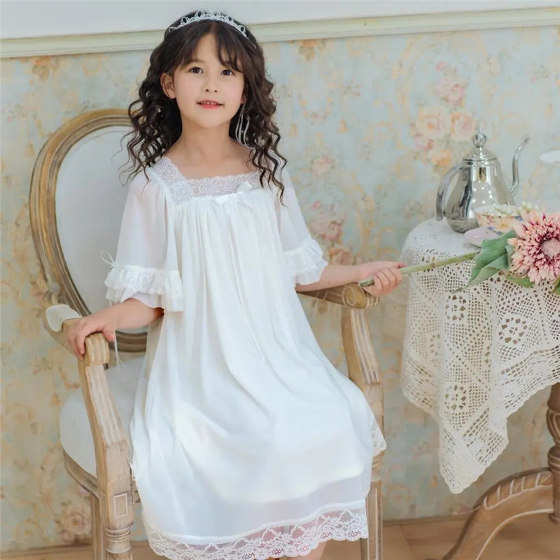 Baby Sleep Suit - Однотонная летняя тонкая ночная рубашка для
