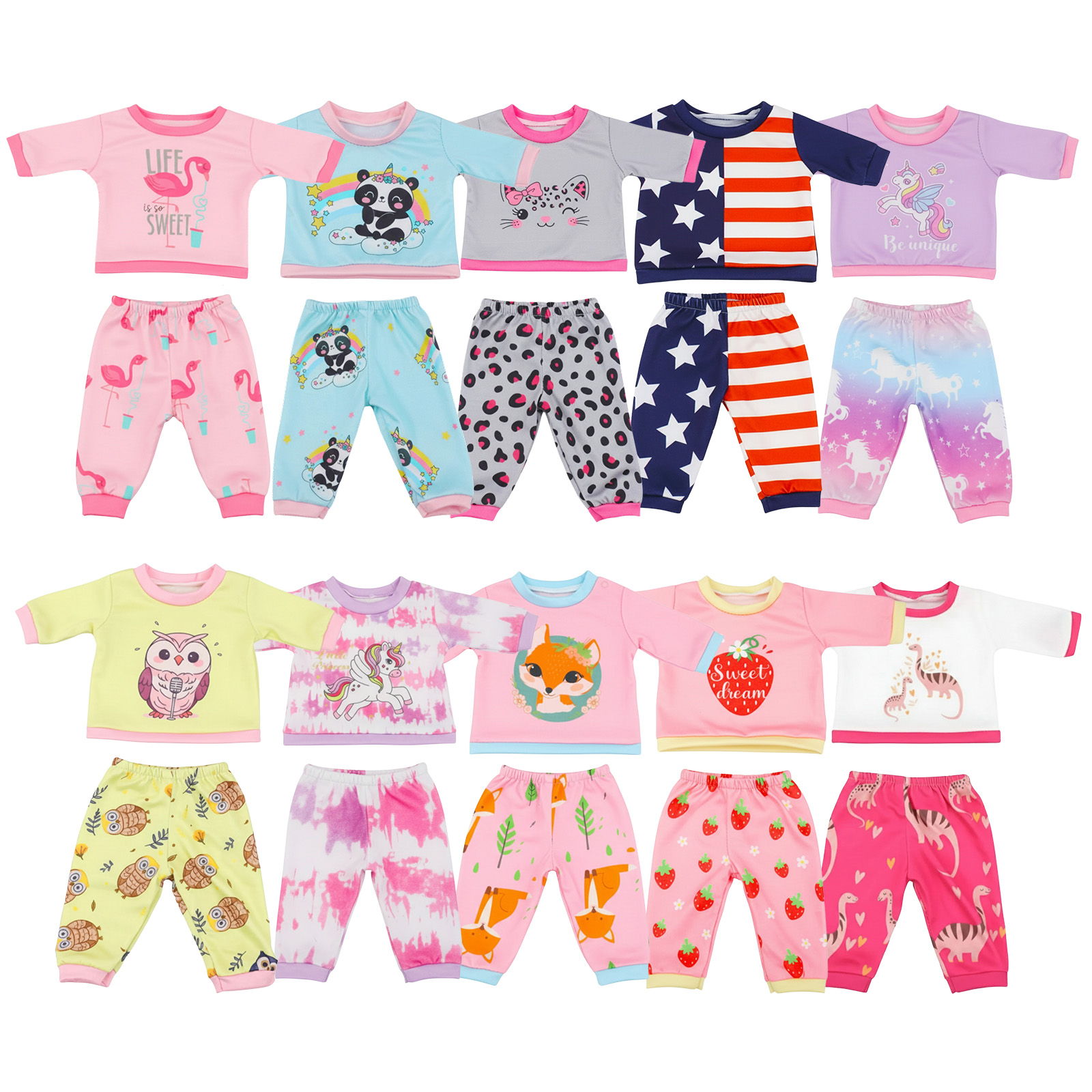 Одежда для кукол в разных стил – обзор и цена Baby Sleep Suit